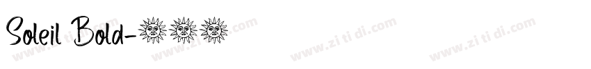 Soleil Bold字体转换